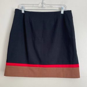 Ann Taylor Loft Petites 10P Black Mini Skirt